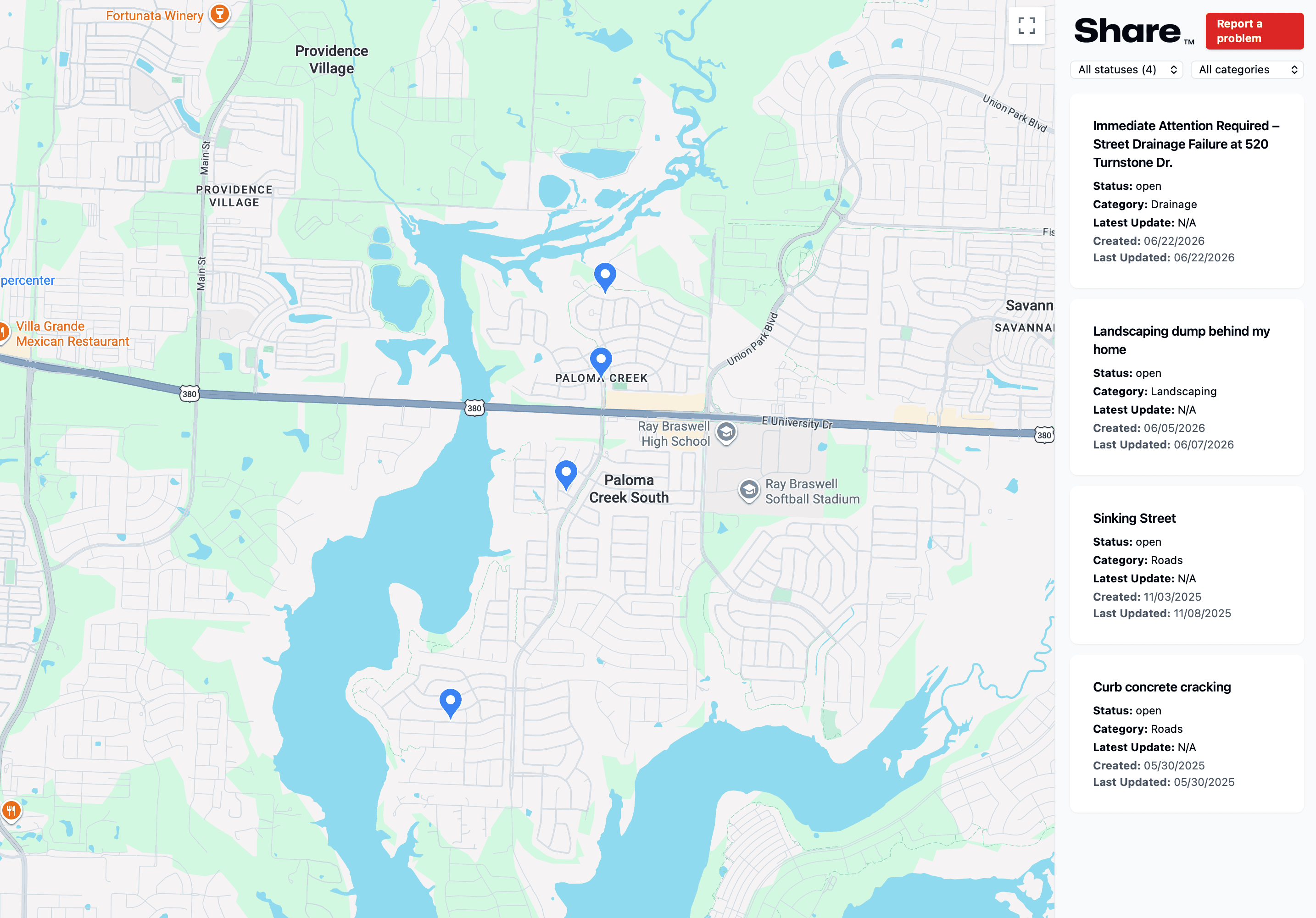 Paloma Creek Share+